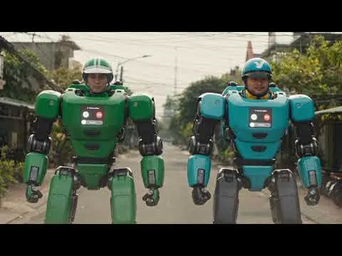 AI Delivery Riders, AI concept film